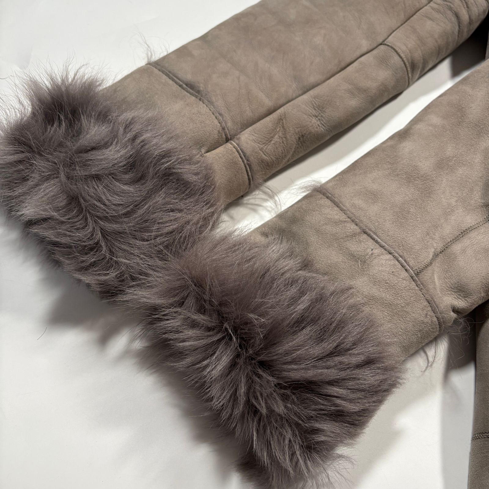 Banana Republic バナナリパブリック リアルムートン ロングコート