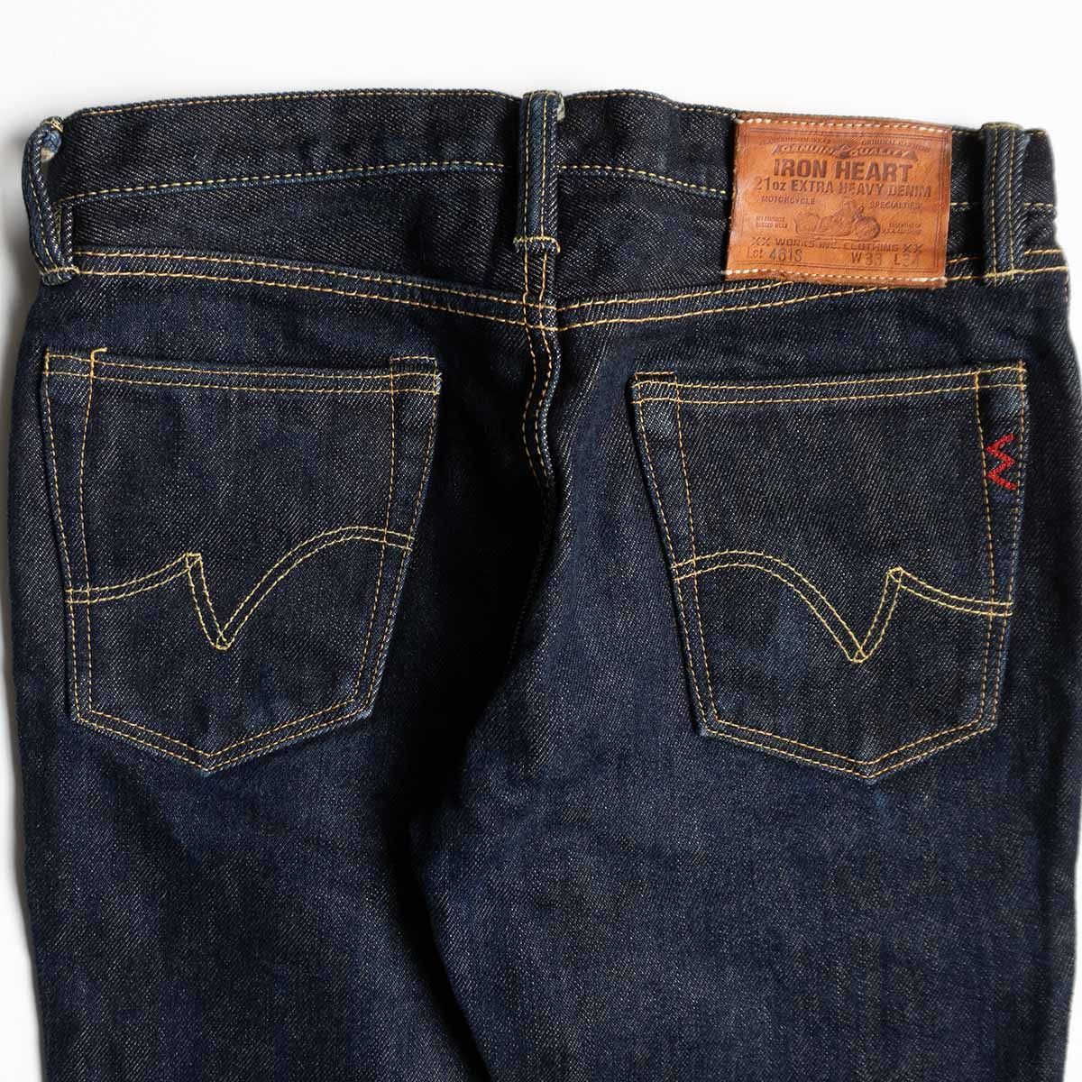 美品/濃紺】IRON HEART【LOT 461 21oz EXTRA HEAVY DENIM】33×34