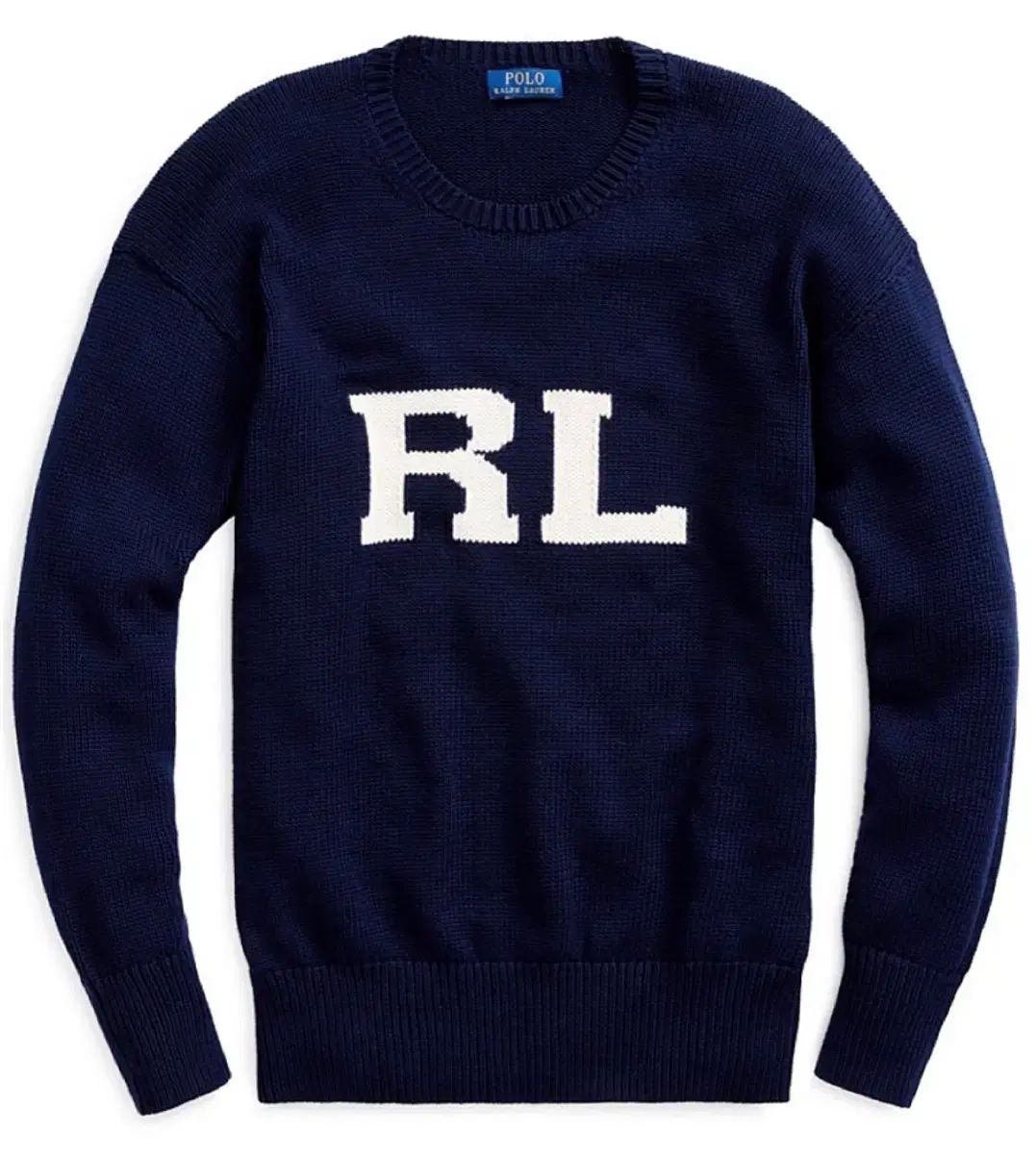 激レア RLビッグロゴ ポロラルフローレン RLロゴセーター ポロ ラルフローレン RL ロゴ ニット ネイビー Sサイズ - メルカリ