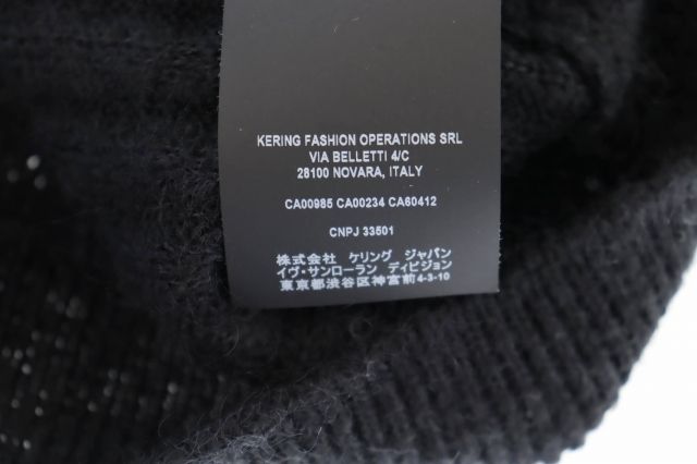 サンローラン パリ SAINT LAURENT PARIS ウール モヘヤ ニット