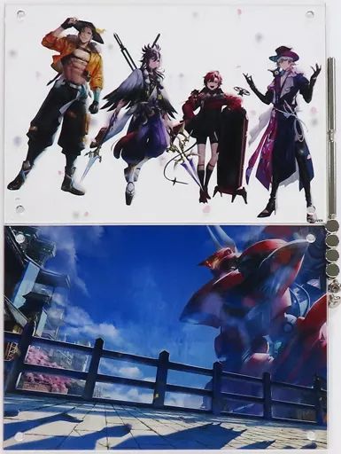 【】アクリルスタンド・アクリルパネル 集合 2層アクリルパネル 「バーチャルYouTuber ホロスターズEnglish TEMPUS 新メンバーデビュー記念」