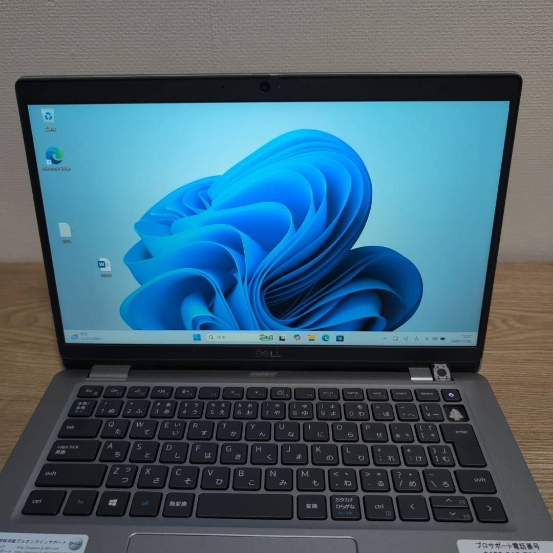 11世代 DELL Core i5 メモリ16GB SSD512GB Win11 オフィス2021 軽量