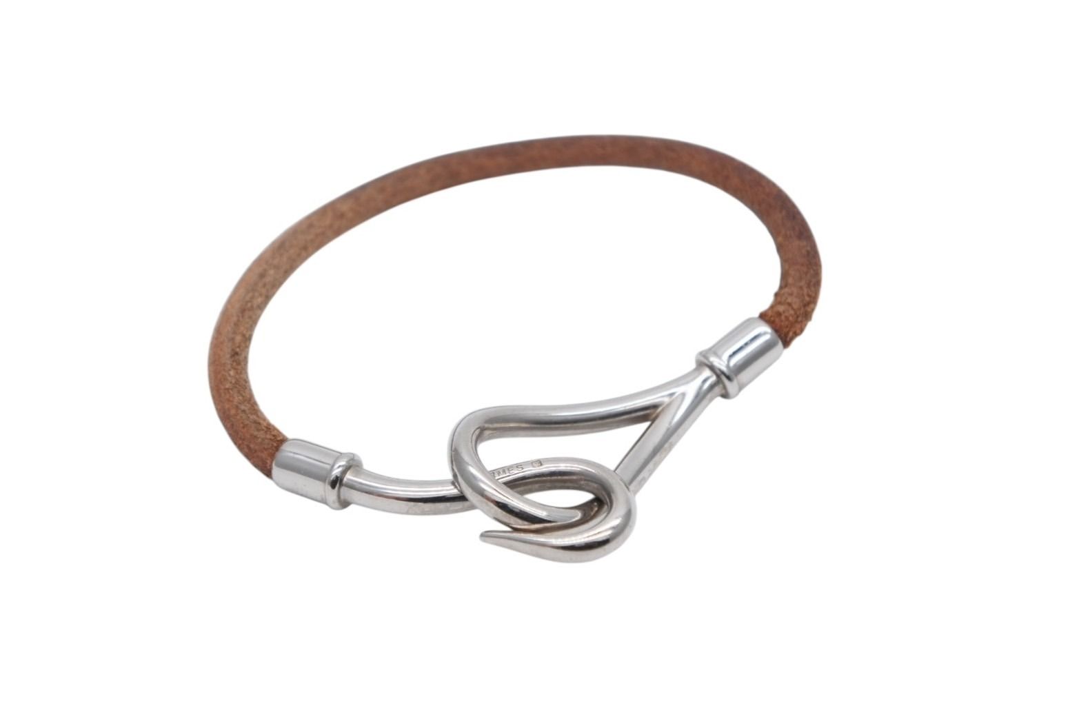 HERMES エルメス Jumbo H ジャンボブレスレット アクセサリー レザー