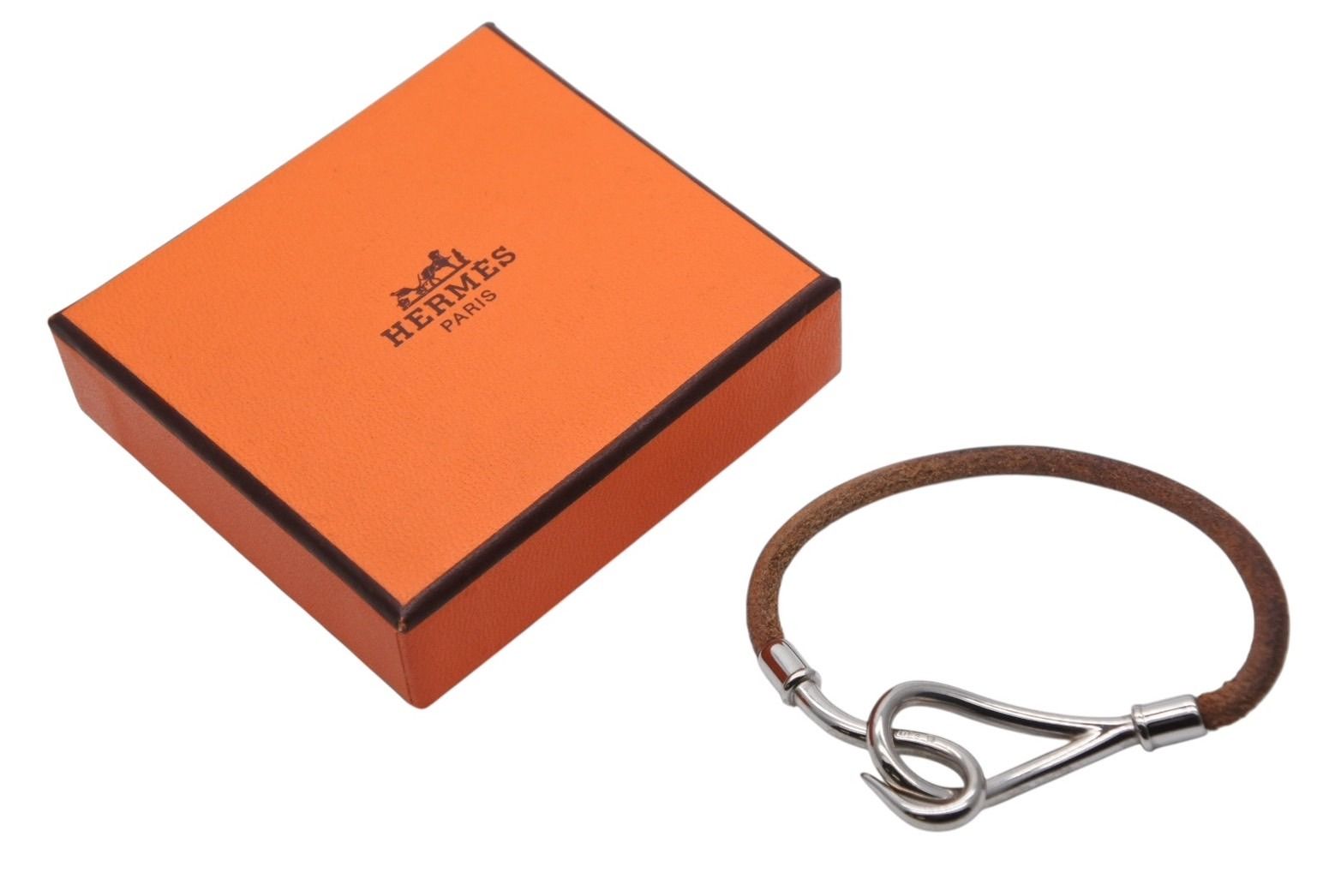 HERMES エルメス Jumbo H ジャンボブレスレット アクセサリー レザー