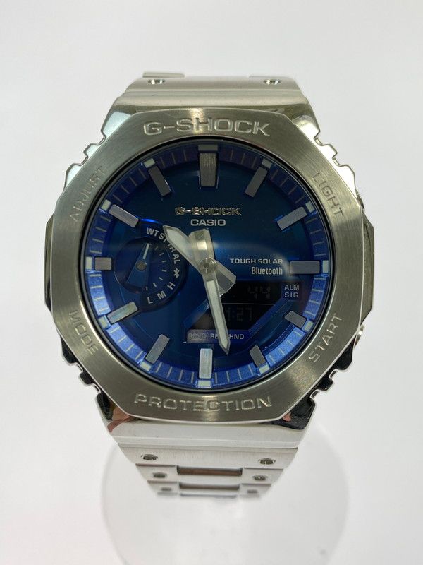 品 G SHOCK ジーショック FULL METAL 2100 SERIES SOLAR WATCH GM B AD 2 AJF フル メタル シリーズ ソーラー 腕時計 ブルー文字盤 196 251130 em 56 min