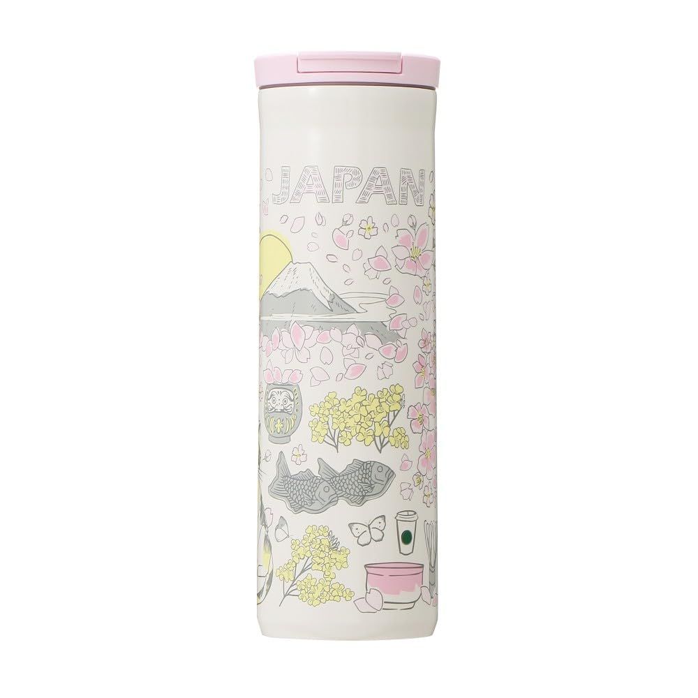 スターバックス タンブラー コーヒー Been There Series ステンレスボトル JAPAN スプリング 473 ml サクラ さくら 桜 水筒 かわいい おしゃれ お返し プレゼント ギフト