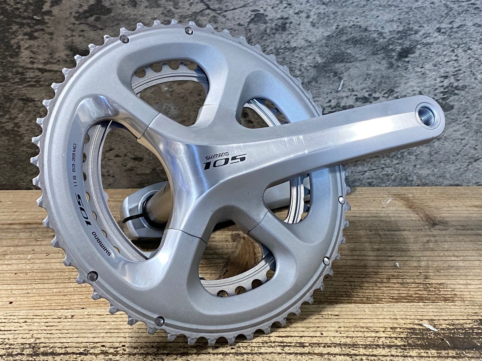 JP111 シマノ SHIMANO 105 FC-5800 シルバー 53/39T 170mm - メルカリ