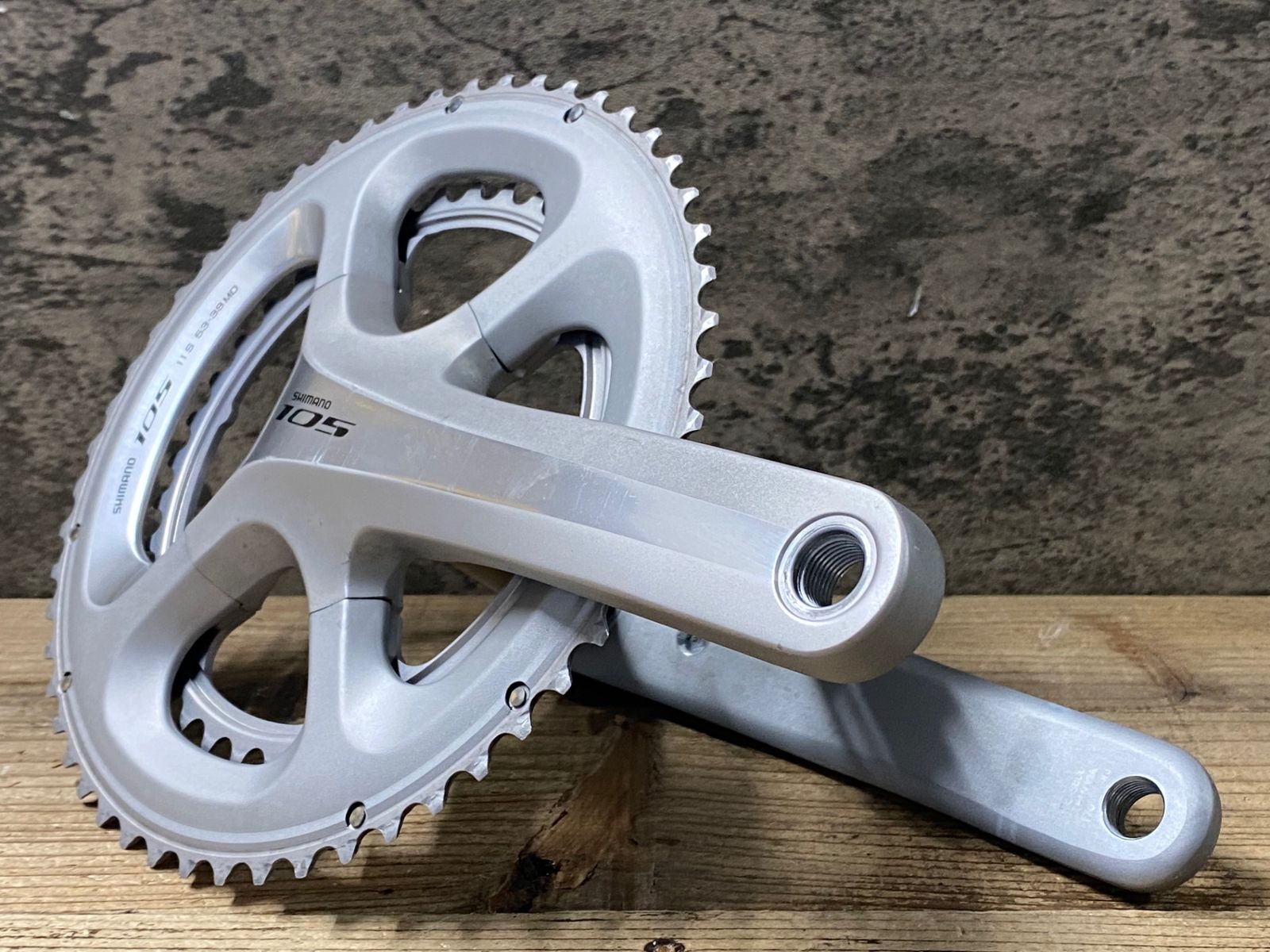 JP111 シマノ SHIMANO 105 FC-5800 シルバー 53/39T 170mm - メルカリ