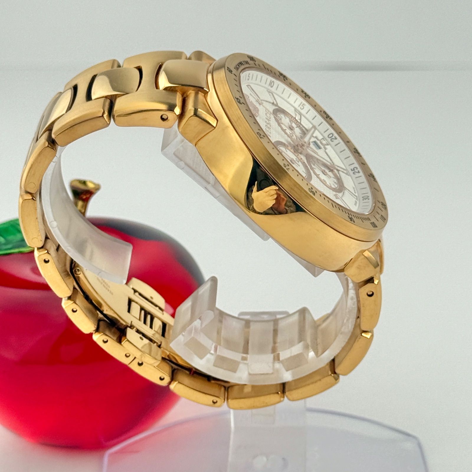 ヴェルサーチ ミスティックスポーツ メデューサ 新品電池 メンズ