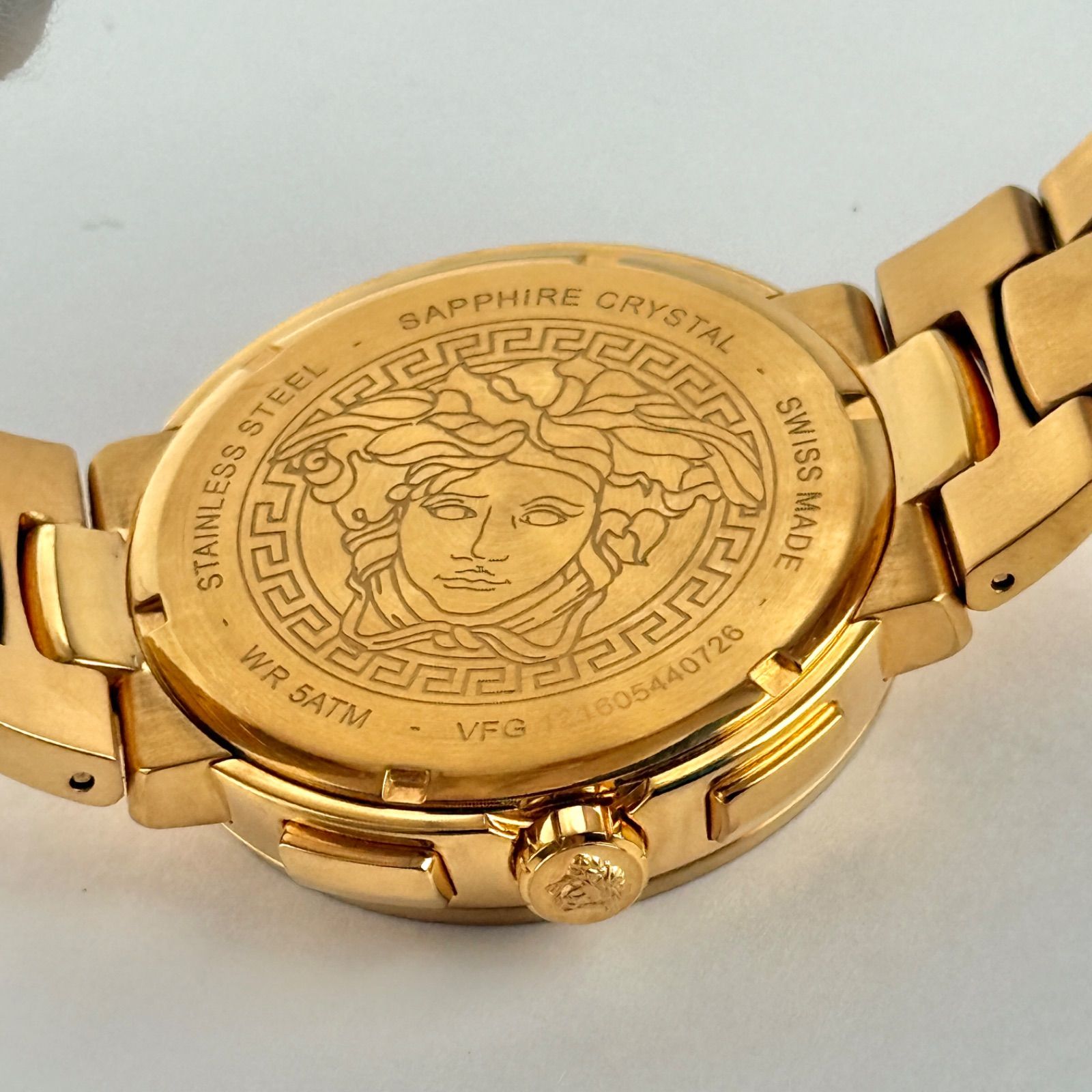 ヴェルサーチ ミスティックスポーツ メデューサ 新品電池 メンズ