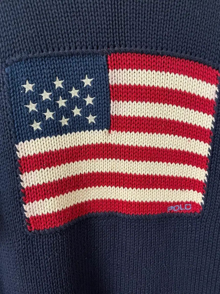 ポロラルフローレン /星条旗ニット ネイビー / S - メルカリ