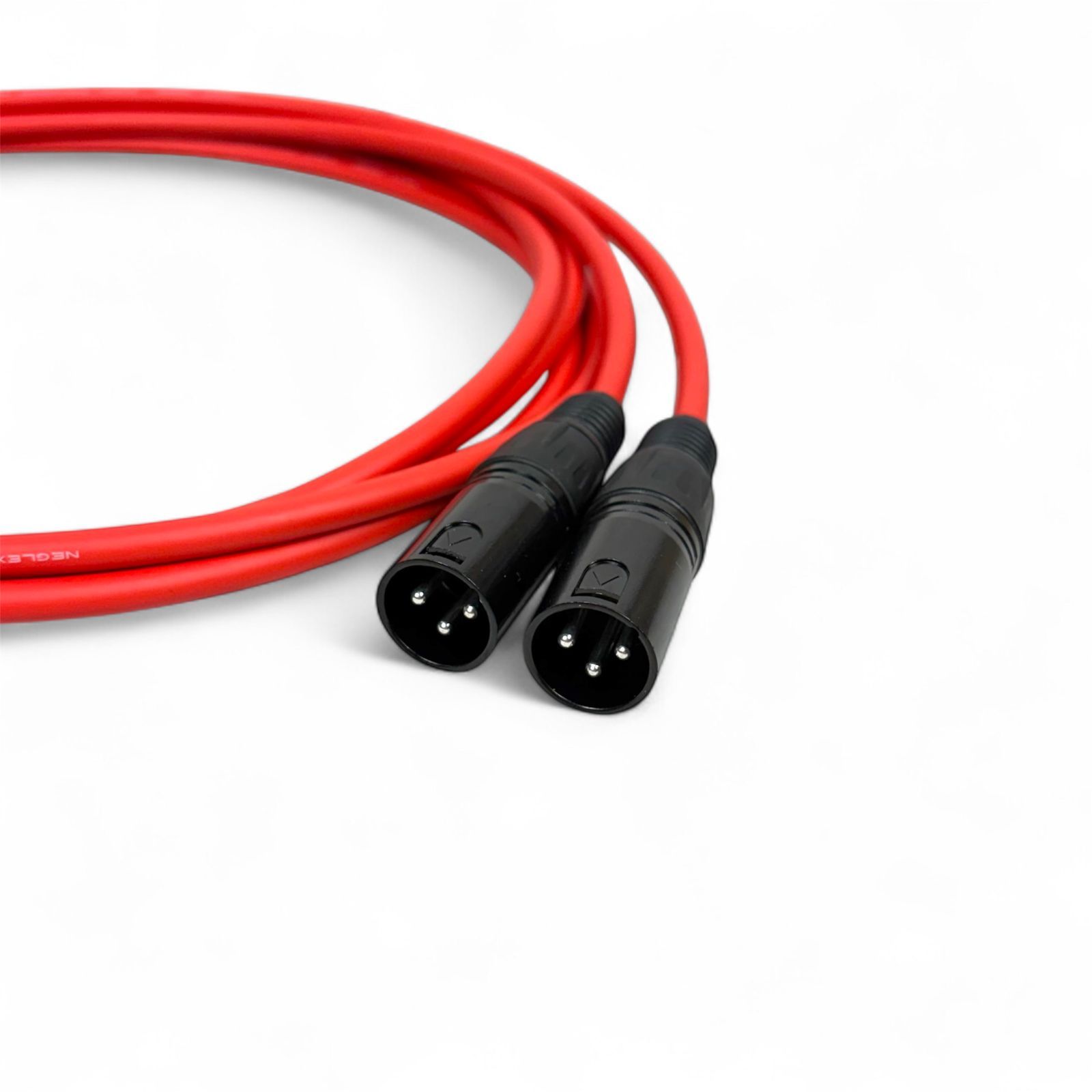MOGAMI 2534 RED XLR マイクケーブル 2m 2本セット - メルカリ