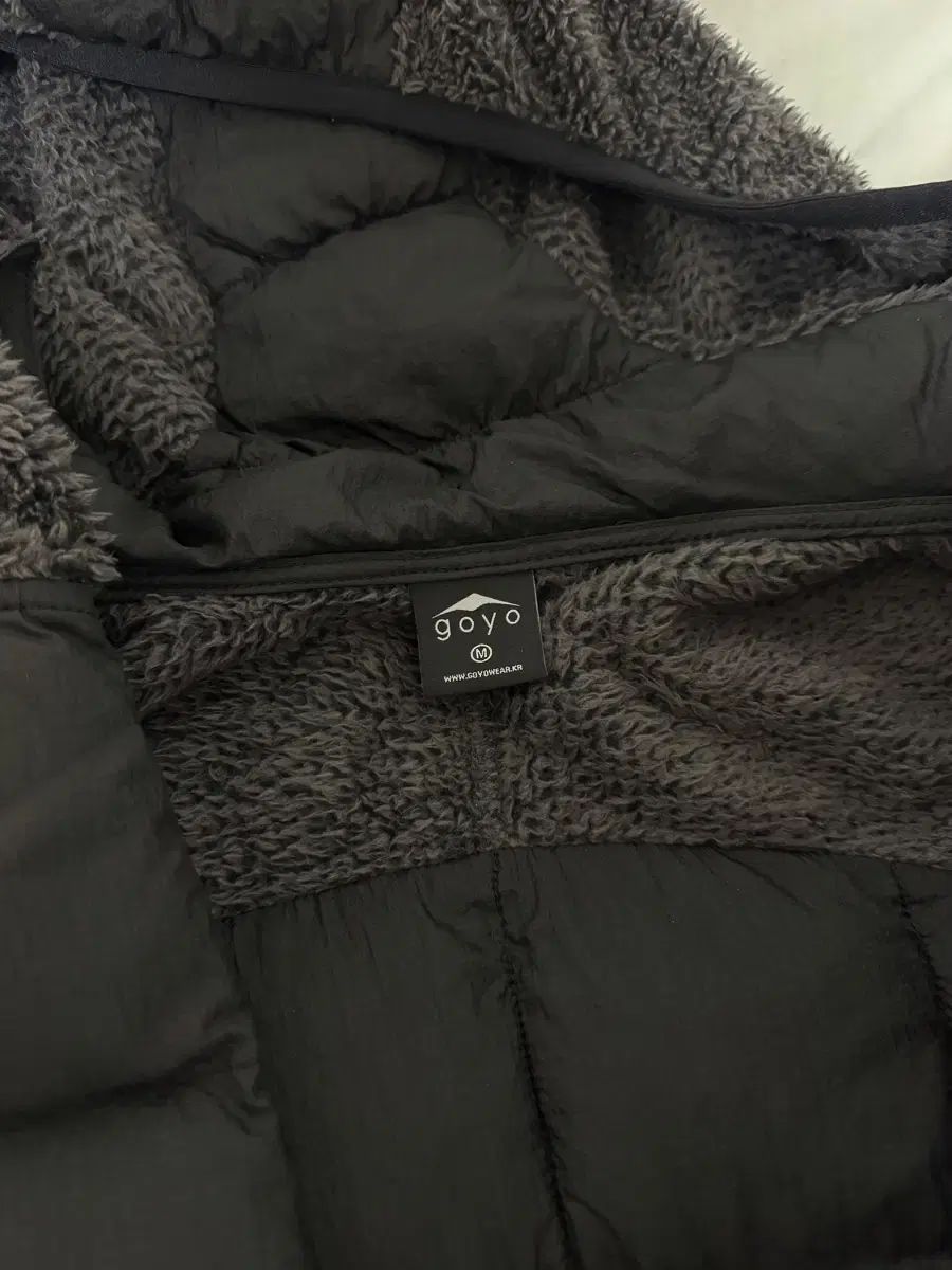 M ゴーウェア アロイ フリース フーディー ジャケット ブラック