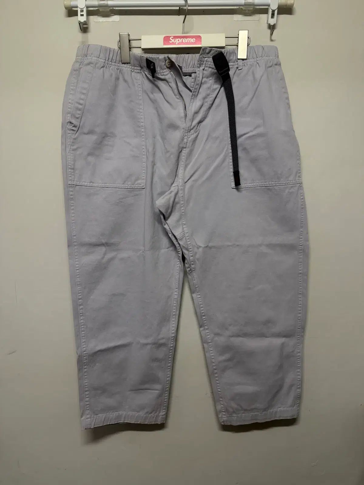 グラミチ GRAMicci ルーズテーパードパンツ グレー L XL サイズ