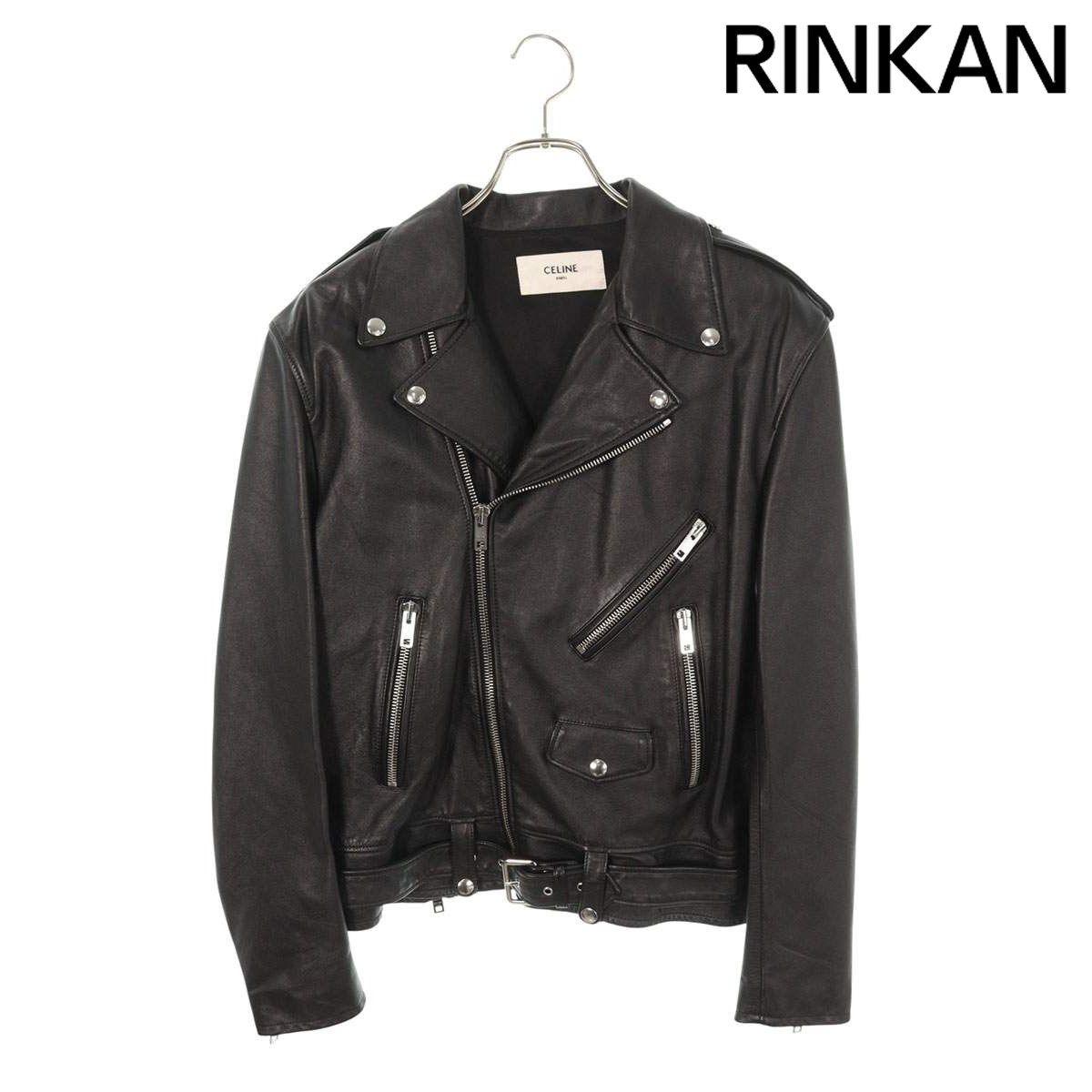 セリーヌ クラシックバイカー/2E158599E ダブルライダースレザー