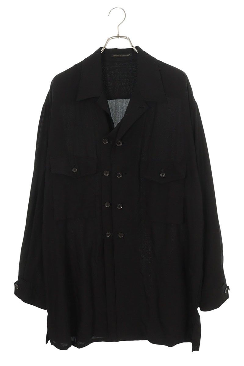 ヨウジヤマモトプールオム HZ-Y03-220 オーバーサイズダブルボタン長袖