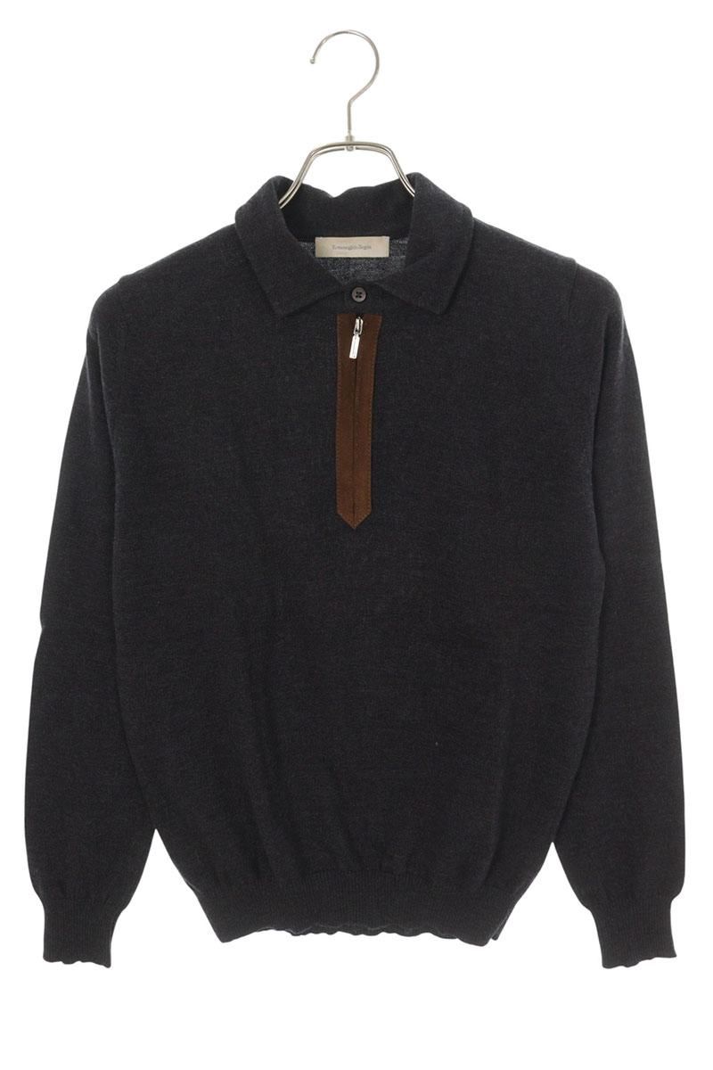 エルメネジルドゼニア サイズ:S/48 ハーフジップニット 中古 BS99 エルメネジルドゼニア ハーフジップニット メンズ S/48 - メルカリ