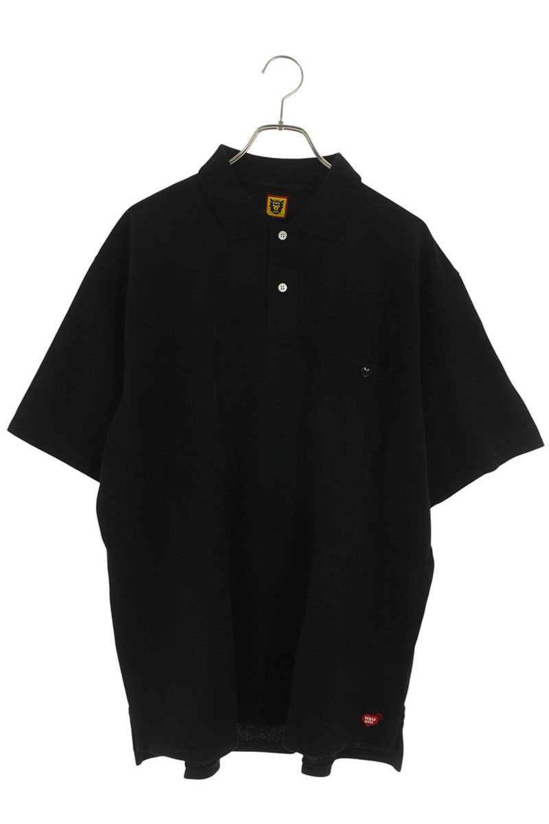 ヒューマンメイド ロゴ刺繍半袖ポロシャツ メンズ XL