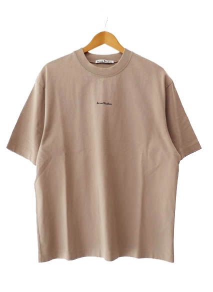 アクネ ストゥディオズ Acne Studios ロゴ プリント 半袖 Tシャツ FN-MN-TSHI000353 M ピンクブラウン ブランド古着ベクトル 251031