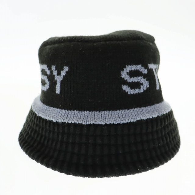 ステューシー STUSSY 22SS Jacquard Knit Bucket Hat ロゴ ニット