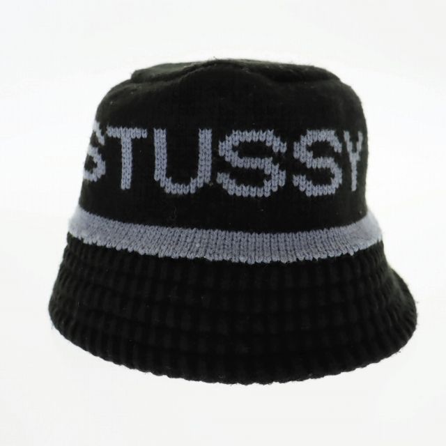 【中古】ステューシー STUSSY 22SS Jacquard Knit Bucket Hat ロゴ ニット バケットハット 帽子 1321095 ▲ 251027 ステューシー STUSSY 22SS Jacquard Knit Bucket Hat ロゴ ニット