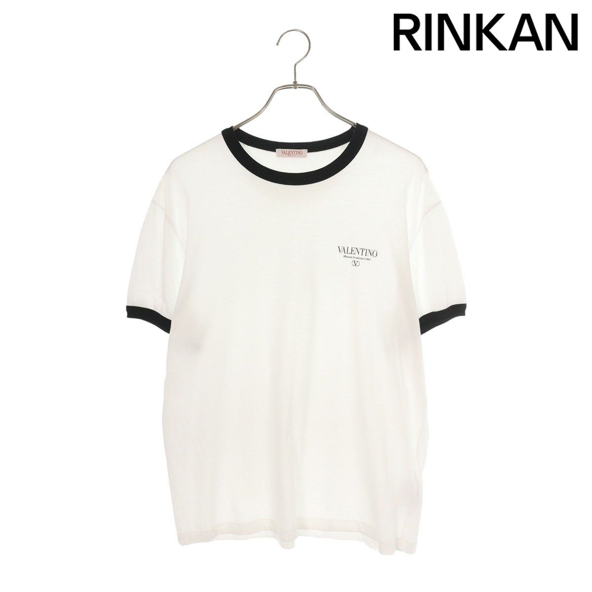 ヴァレンティノ 5V3MG15ZA8E ロゴプリントリンガーTシャツ メンズ XL