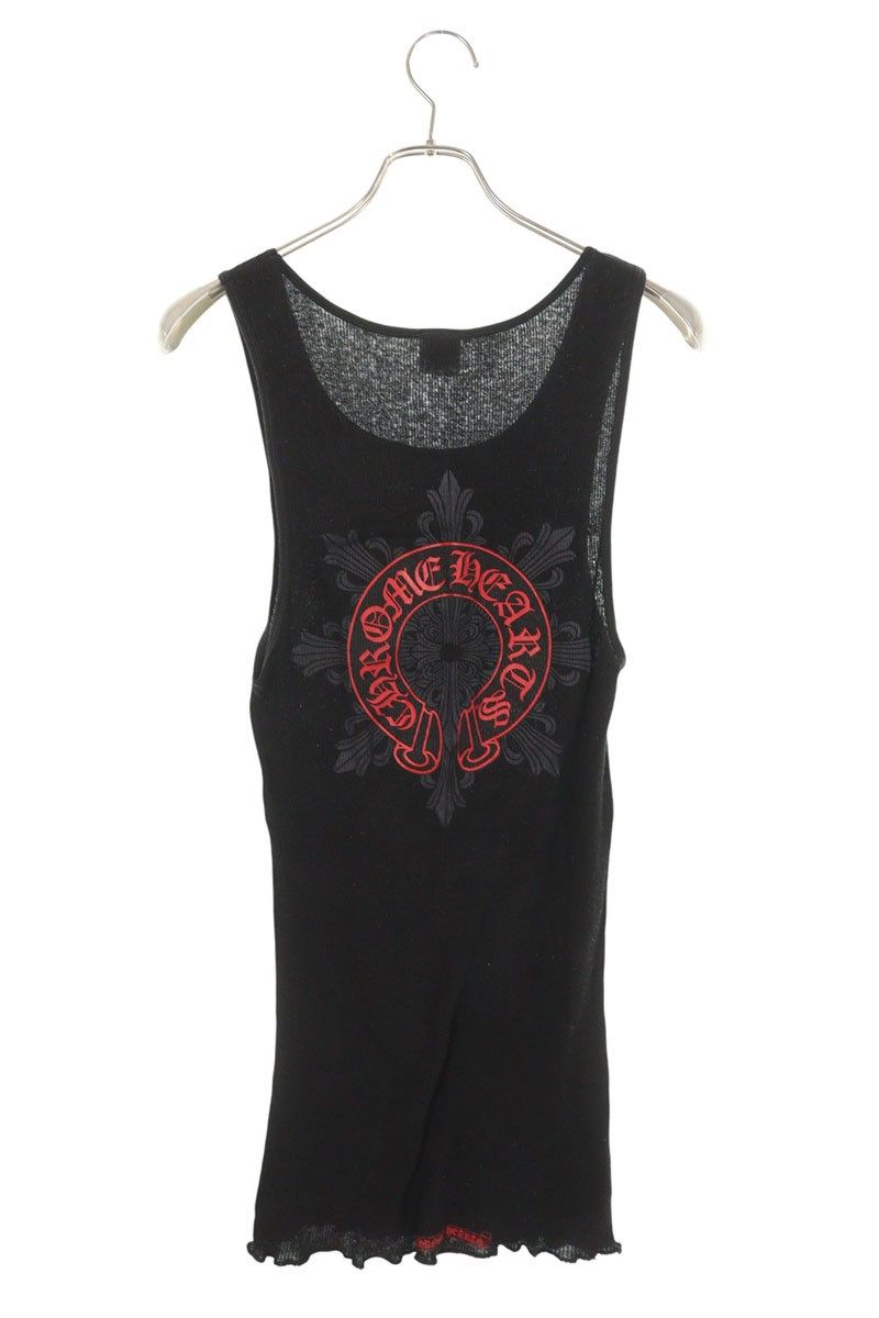 クロムハーツ RIB TANK バックホースシュープリントリブタンクトップ