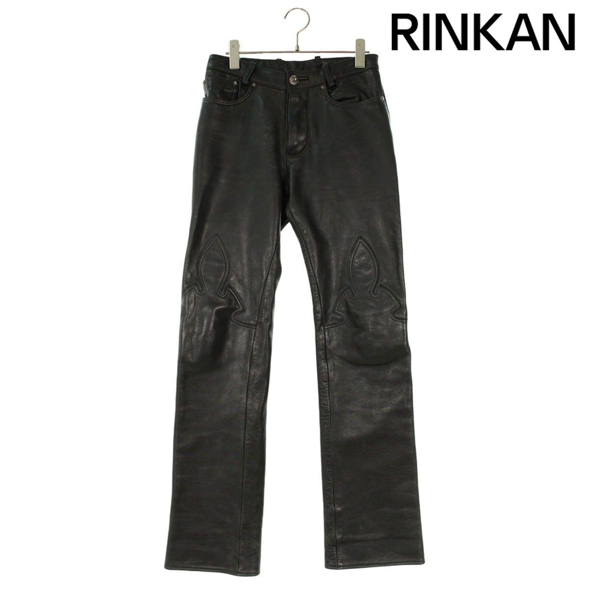 PANTS LTHR CHROME HEARTS クロムハーツ Hearts Chrome (クロムハーツ 