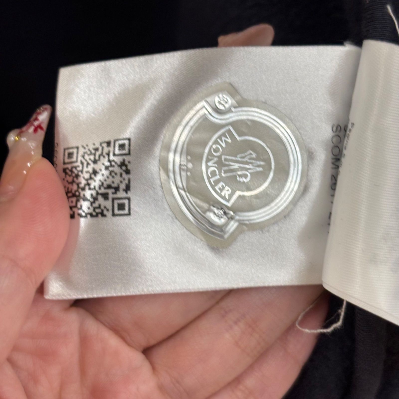 ◎ MONCLER モンクレール ジップアップパーカー ネイビー M