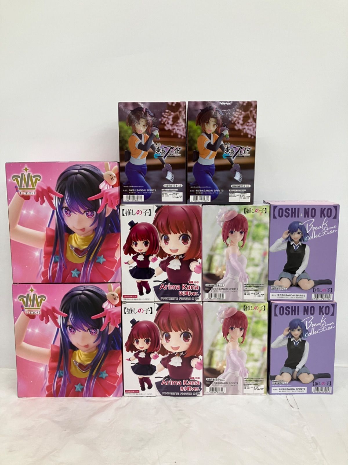 未開封 推しの子 アイ 有馬かな 黒川あかね フィギュア まとめ 5種 10