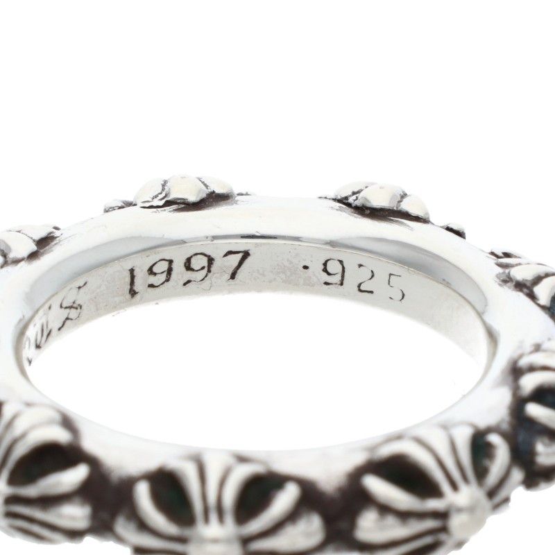 クロムハーツ CROSS BAND/クロスバンド シルバーリング メンズ 19号