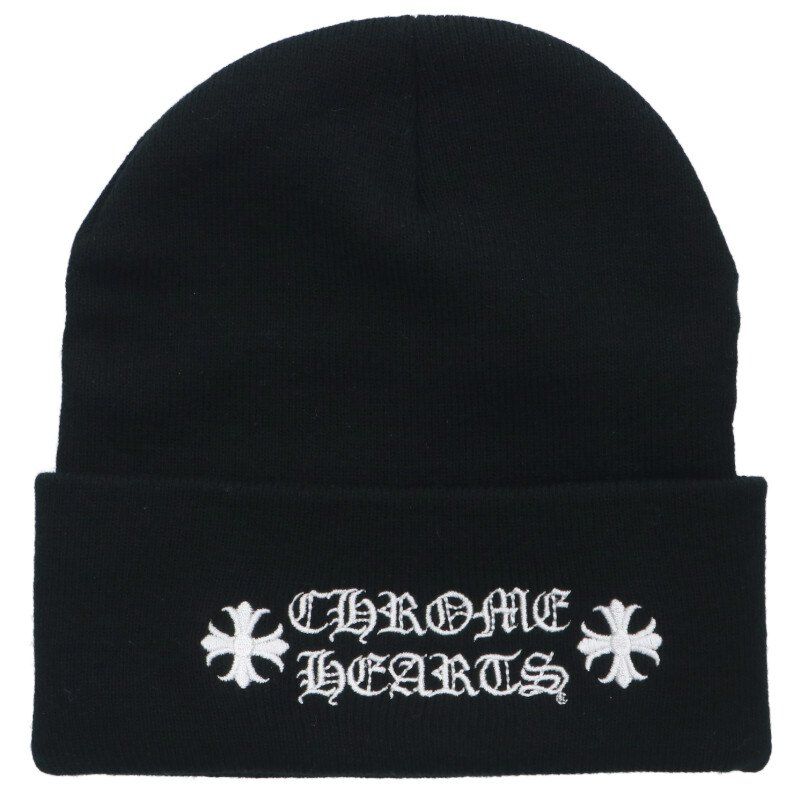 クロムハーツ WOOL WATCH CAP ウールワッチキャップ CHプラス刺繍