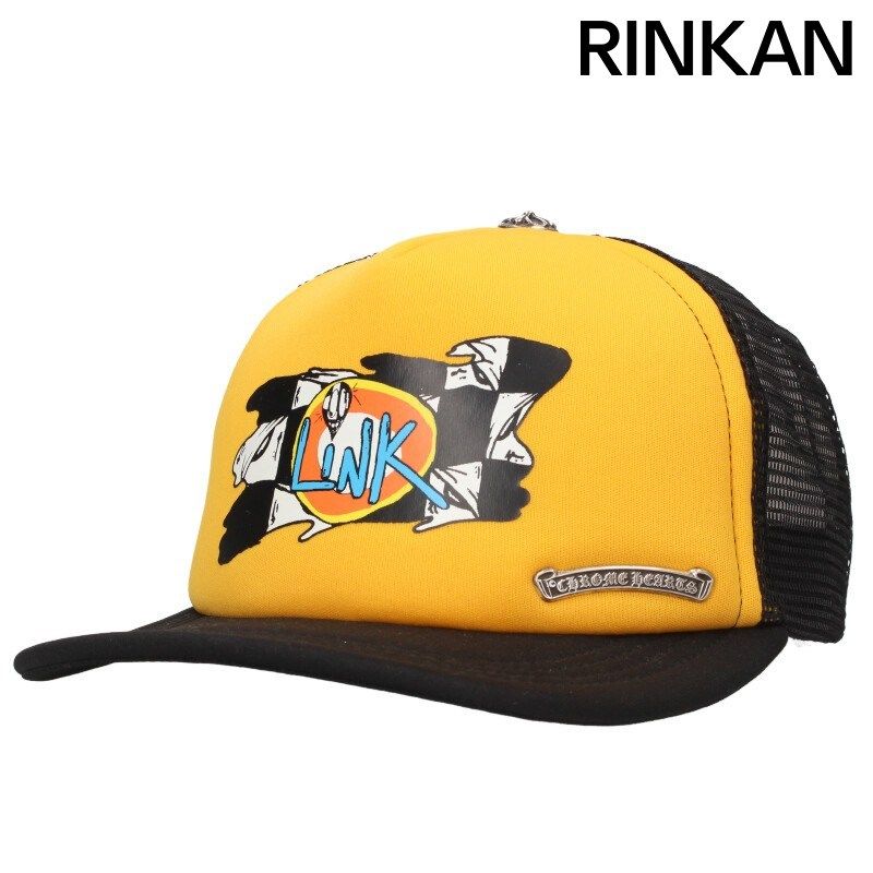 クロムハーツ TRUCKER CAP LINK FLAG トラッカーキャップ PPO SEXRCDクロスボール付メッシュキャップ帽子 メンズ ONE SIZE