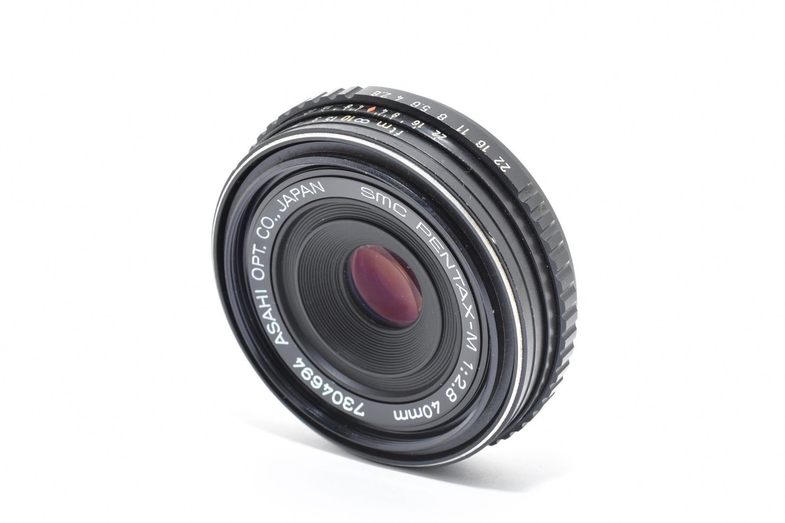 SMC Pentax M 40mm F2.8 パンケーキレンズ（Kマウント・マニュアル