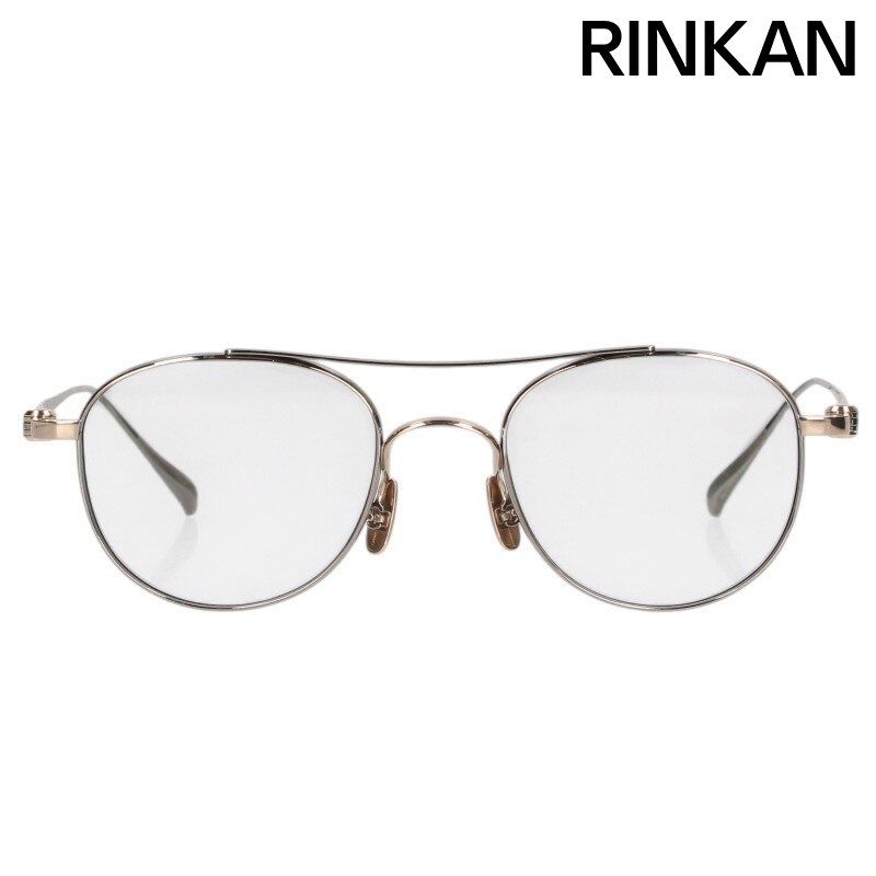 ユウイチトヤマファイブ PALM SPRINGS 02 メタルフレーム眼鏡 メンズ 50 20 145