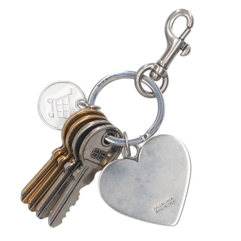 バレンシアガ マルチチャームキーチャーム メンズ 限定デザイン ハイネック