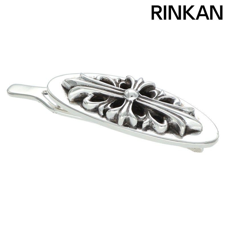 クロムハーツ VALLETTA FLRL バレッタ フローラルクロスシルバーバレッタ メンズ