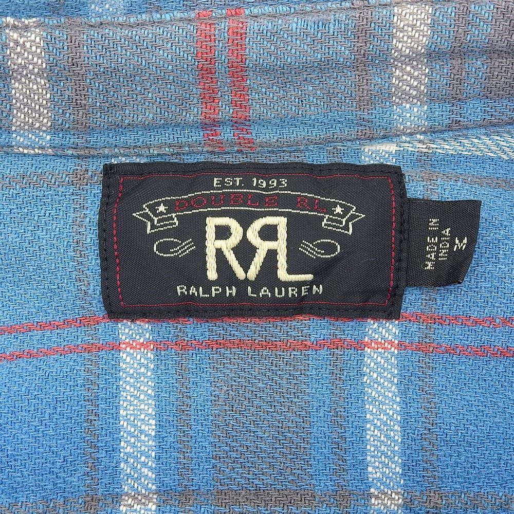 【名作・美品】RRL ダブルアールエル オンブレチェック ネルシャツ M 楽天市場】RRL ダブルアールエル シャツ サイズ:XL オンブレチェック