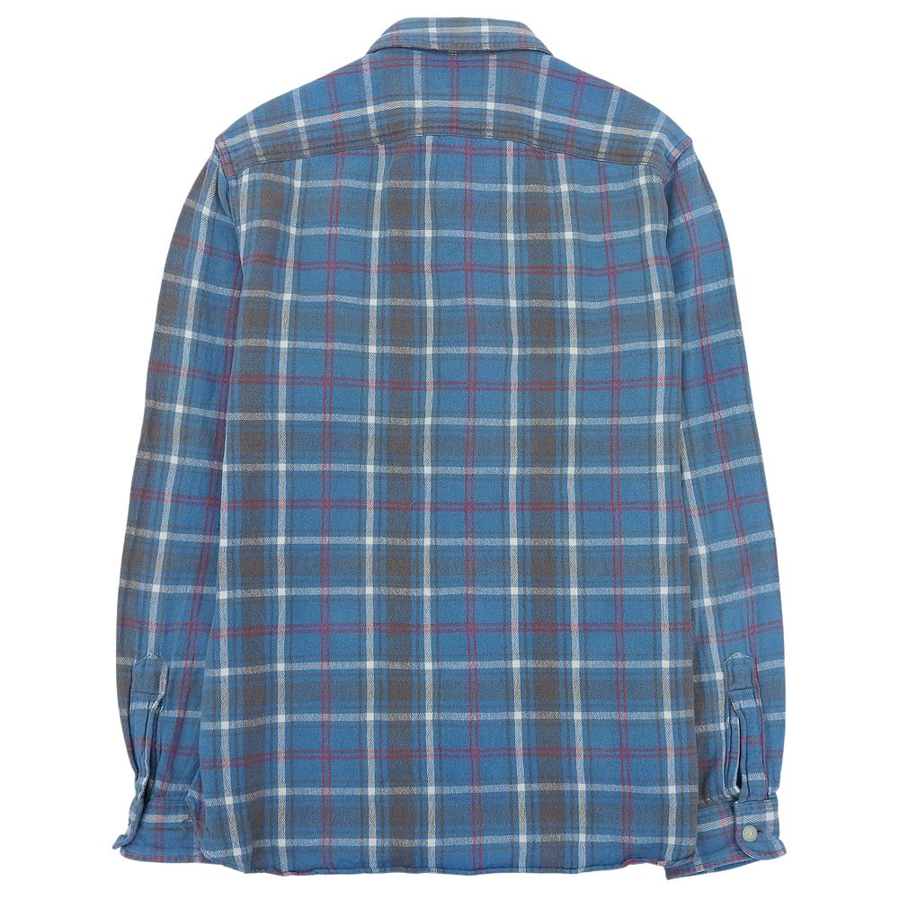 【名作・美品】RRL ダブルアールエル オンブレチェック ネルシャツ M RRL ダブルアールエル コットン チェック柄 ネルシャツ トップス