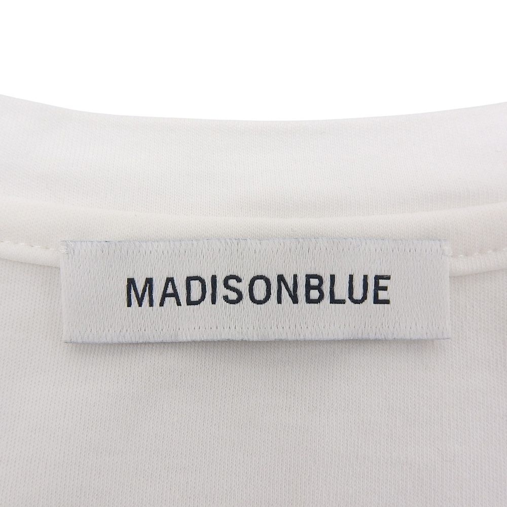 MADISON BLUE マディソンブルー 美品 コットン カレッジロゴ ショート