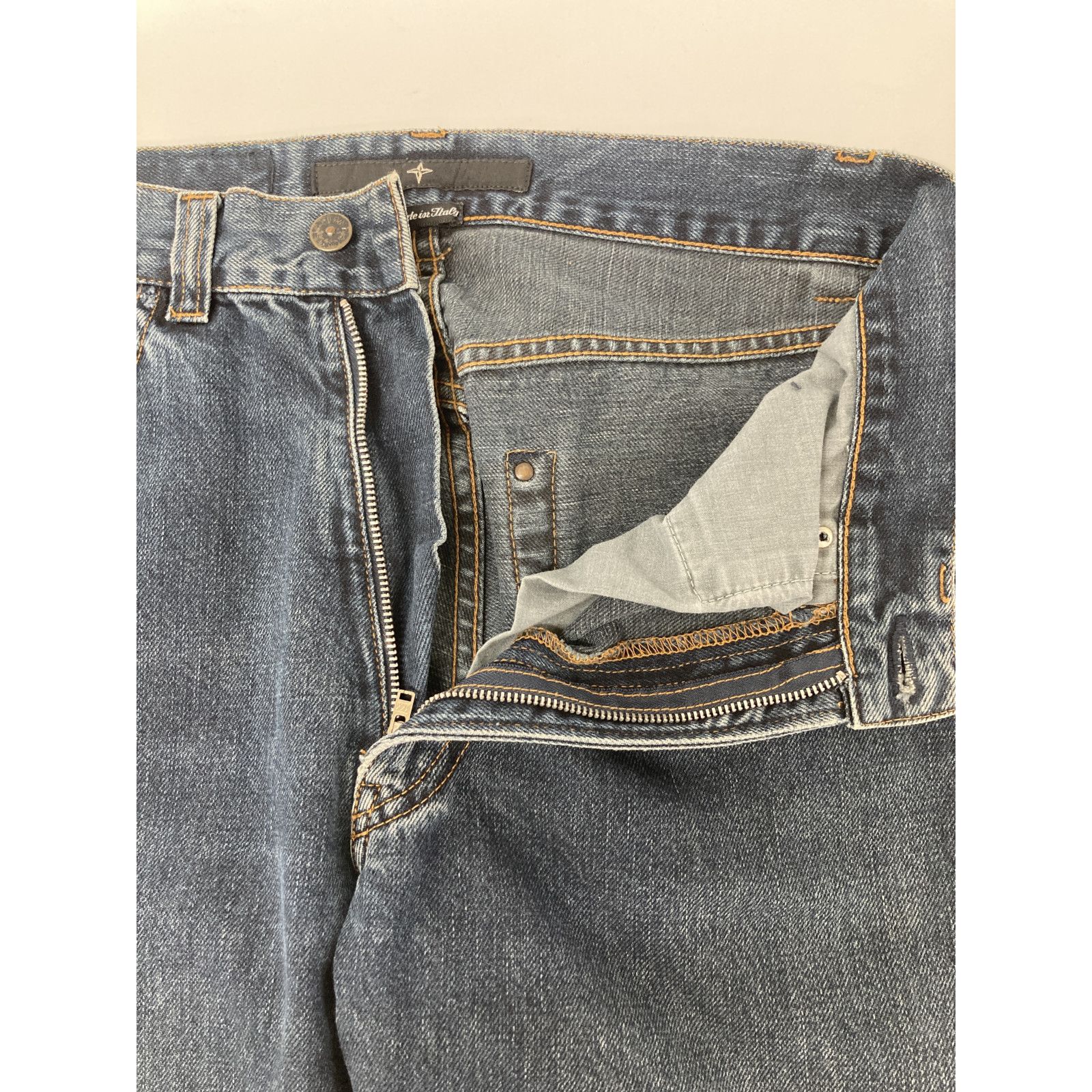 STONE ISLAND ストーンアイランド ｲﾝﾃﾞｨｺﾞ ｼﾞｯﾌﾟﾌﾗｲ ｽﾄﾚｰﾄﾃﾞﾆﾑﾊﾟﾝﾂ 31