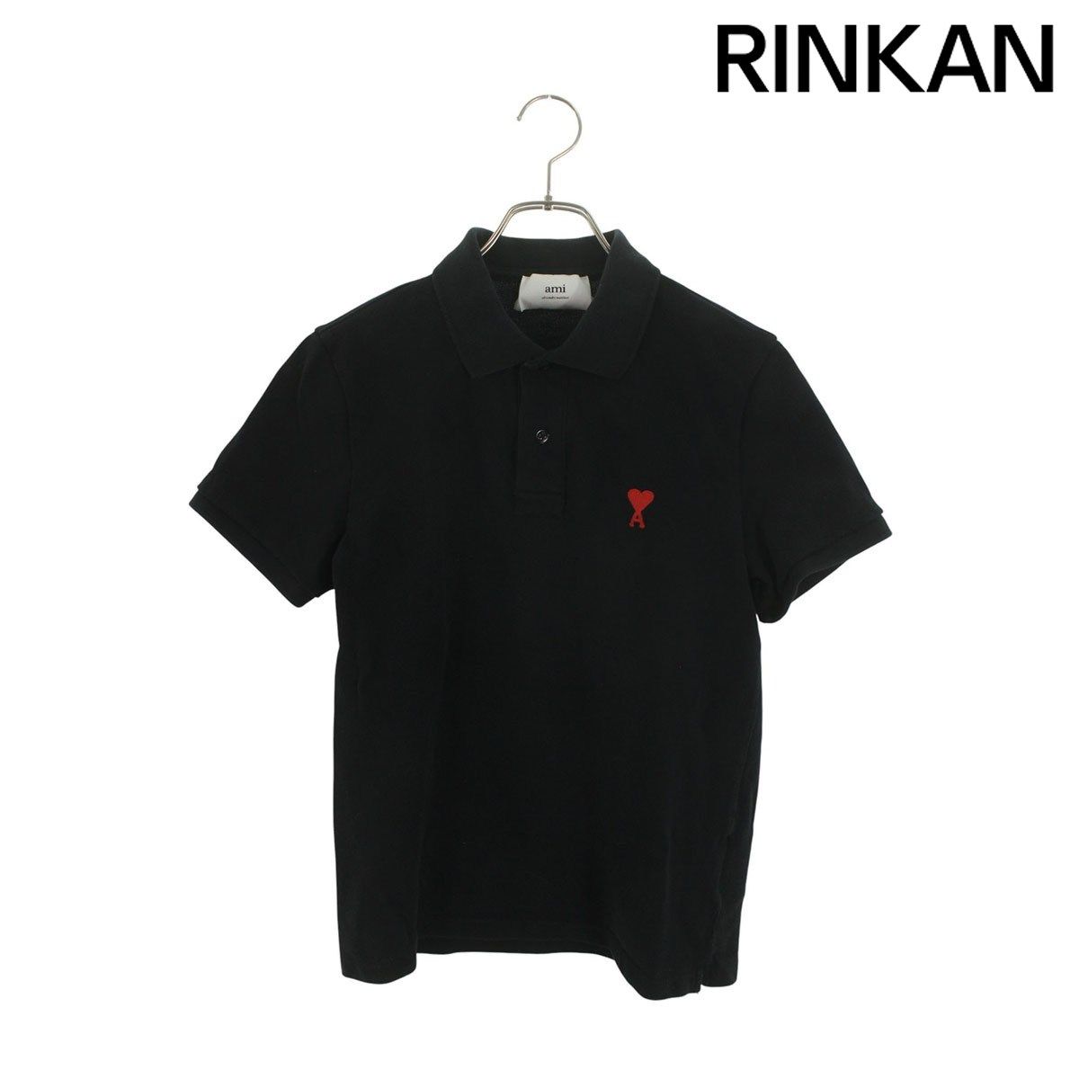 アミアレクサンドルマテュッシ .760 ハートA刺繍半袖ポロシャツ メンズ XS