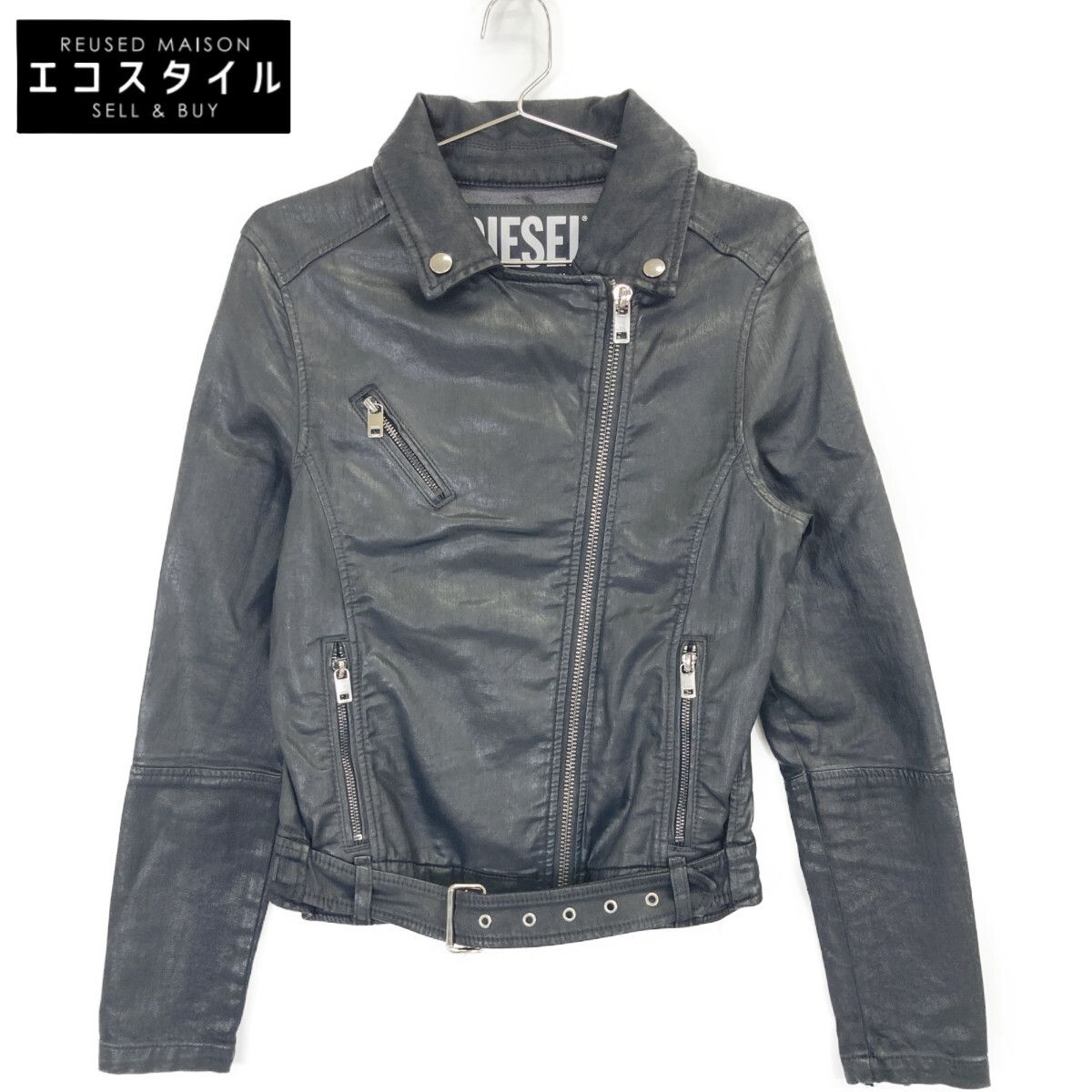 DIESEL ディーゼル ﾌﾞﾗｯｸ KERBIZ-NE ｼﾞｮｸﾞｼﾞｰﾝｽﾞ ﾗｲﾀﾞｰｽｼﾞｬｹｯﾄ S