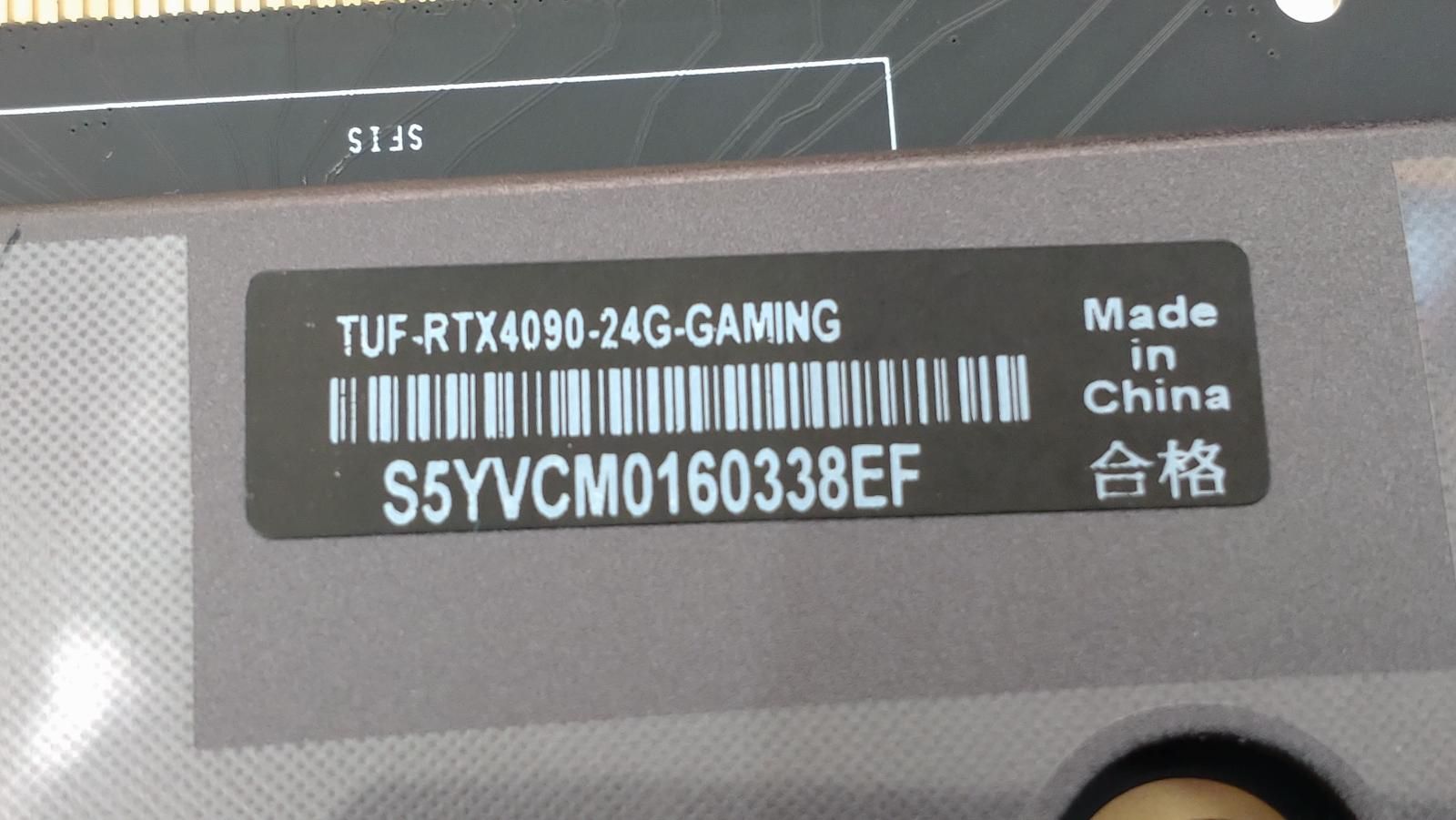 ジャンク】 ASUS GPU グラフィックボード GeForce RTX 4090 GDDR6X