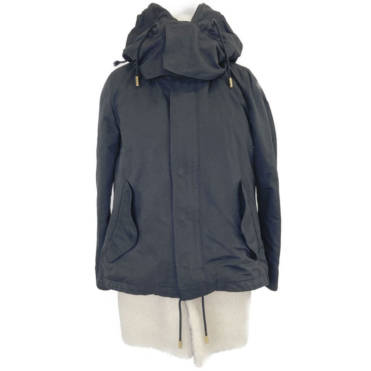 THE RERACS ザ・リラクス 17FW-RECT-156L ﾌﾞﾗｯｸ M65 SHORT MODS COAT