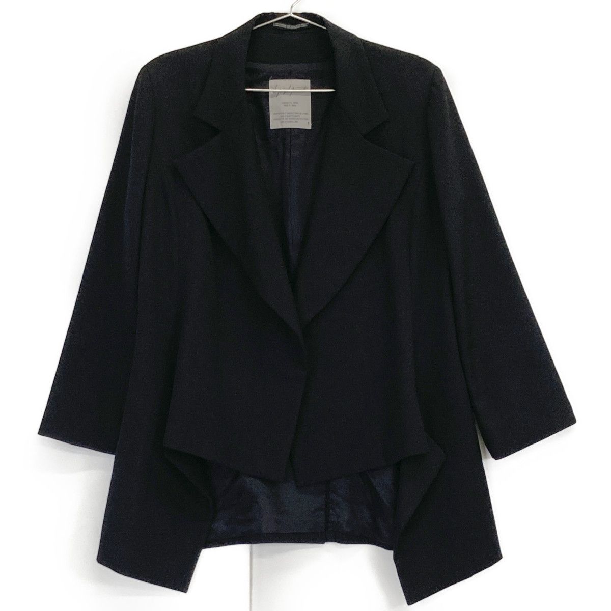 Yohji Yamamoto ヨウジヤマモト FJ-J29-100 ﾌﾞﾗｯｸ 変形ｼﾞｬｹｯﾄ 1 - メルカリ