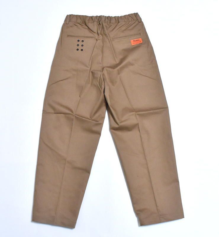 ラッセルノ ゴルフ ワイド シルエット パンツ M L XL RS-2330701 ブラウン ゴルフウェア チノパン Russeluno Golf