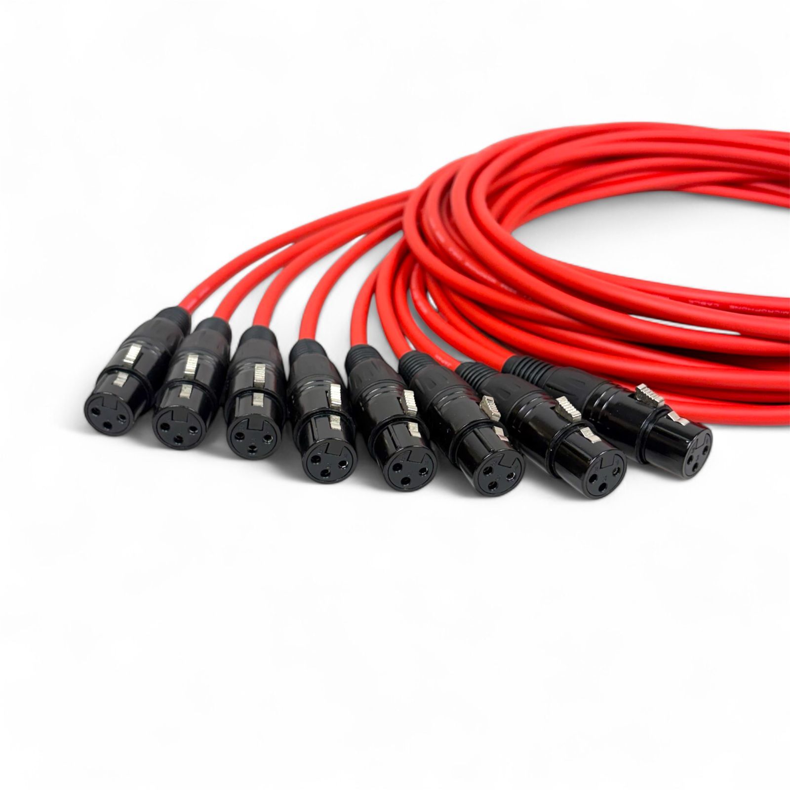 MOGAMI 2534 RED XLR マイクケーブル 2m 8本セット - メルカリ
