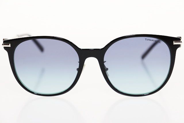 ティファニー TIFFANY CO サングラス 56 19 TF 4224 D Tロゴ アイウェア ティファニーブルー ブラック ブランド古着ベクトル AA 251130