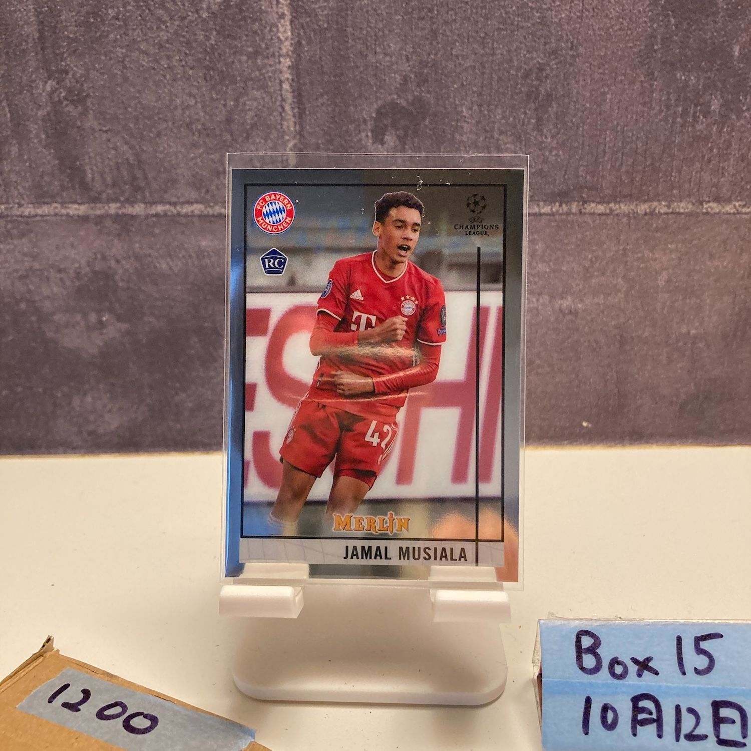 2020-21 Topps Merlin UEFA Champions League Jamal Musiala FC Bayern